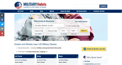 Desktop Screenshot of military-hotels.us